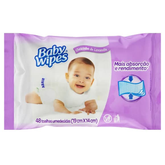 LENCO UMID BABY WIPES LILAS C 48 UNI