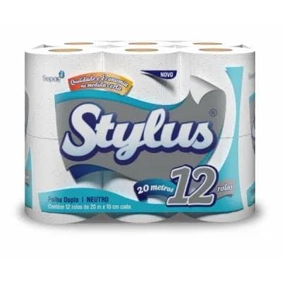 PAPEL HIG STYLUS FD NEUTRO 12 ROLO C/30M