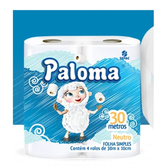 PAPEL HIG FS PALOMA C/4ROLOS DE  30M