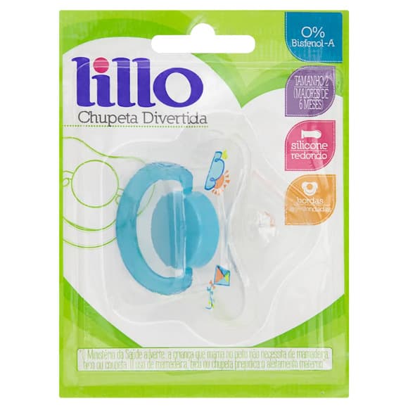 CHUP LILLO DIVERTIDA N2 RED SILIC AZUL