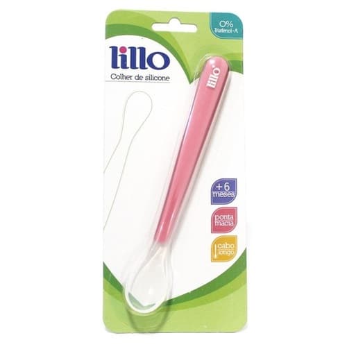 COLHER DE SILICONE AZUL -ROSA
