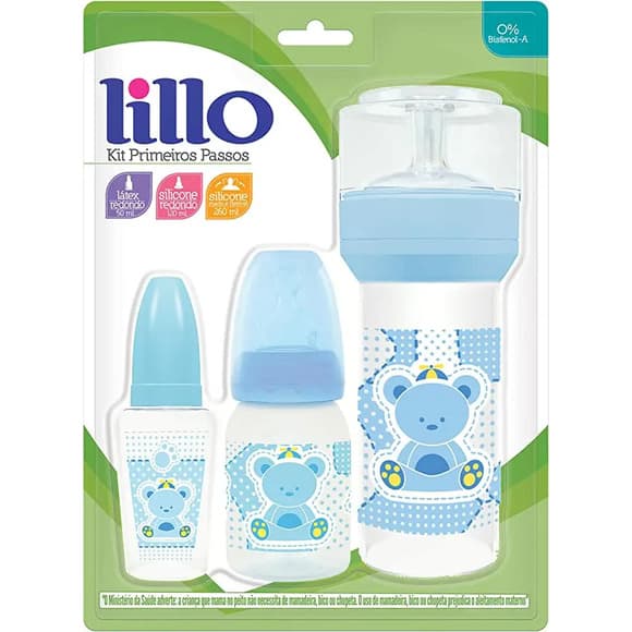 KIT PRIMEIROS PASSOS AZUL LILLO
