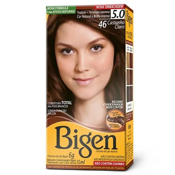 TINT BIGEN 46 / 5,0 CASTANNHO CLARO 6G