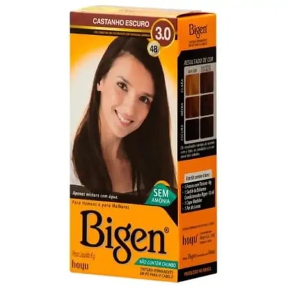 TINT BIGEN 48 / 3,0 CASTANHO ESCURO 6G