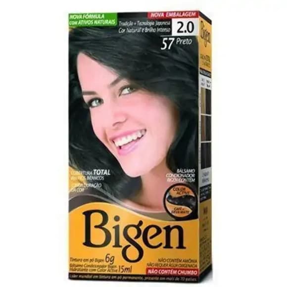 TINT BIGEN 57/2.0 PRETO 6G