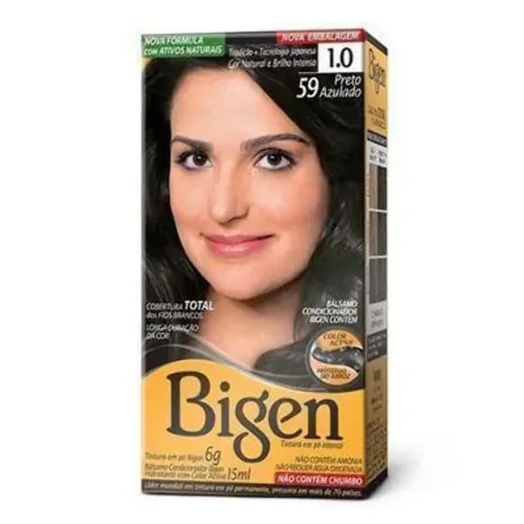 TINT BIGEN 59/1,0 PRETO AZULADO 6G