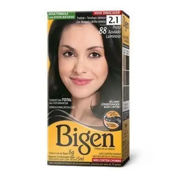 TINT BIGEN 2,1 PRETO AZULADO LUM 6G