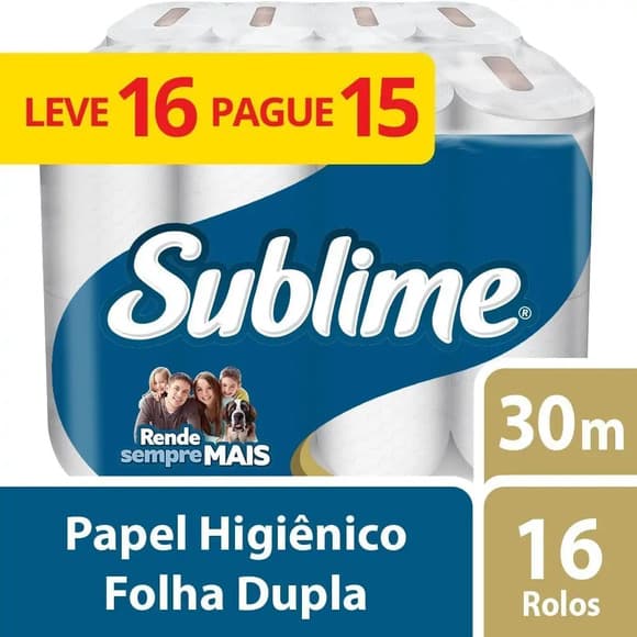 PAPEL HIGIENICO  SUBLIME C16