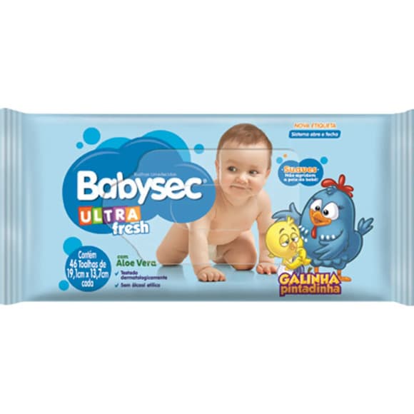 TOALHA  BABY SEC 46 UNIDADES