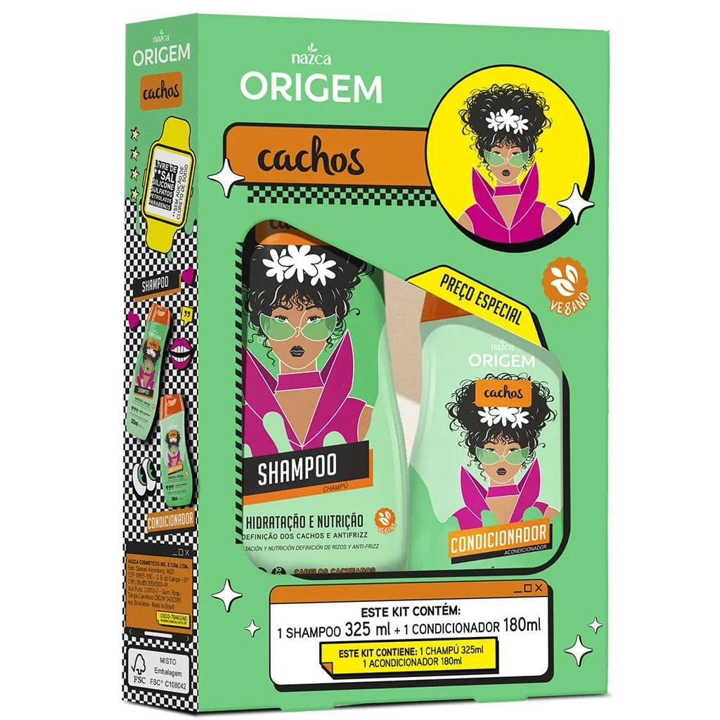 KIT SH + COND ORIGEM CACHOS  HID NUTRICAO