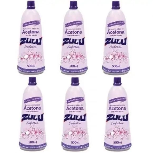 REMOV ACETONA ZULU 500 ML