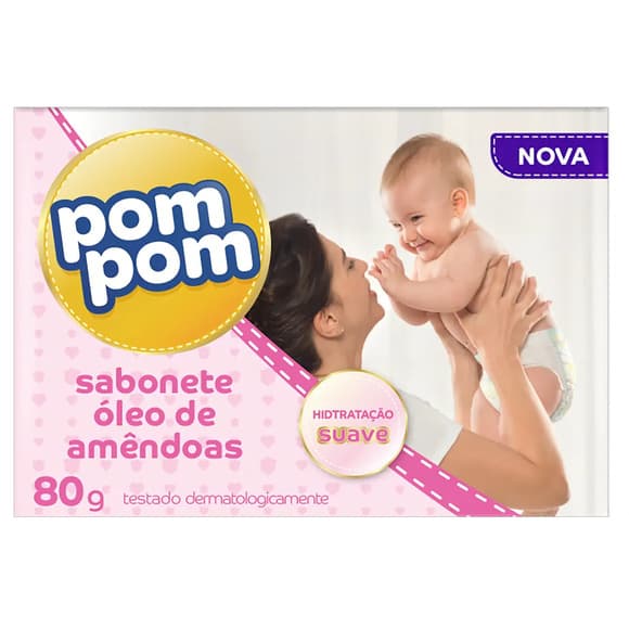 SAB INF POM POM OLEO AMENDOAS 80G