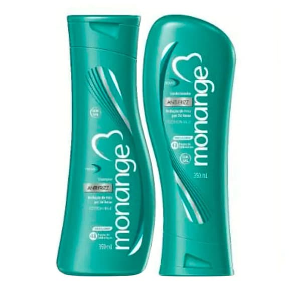 KIT MONANGE SH +COND ANTI FRIZZ 350 ML