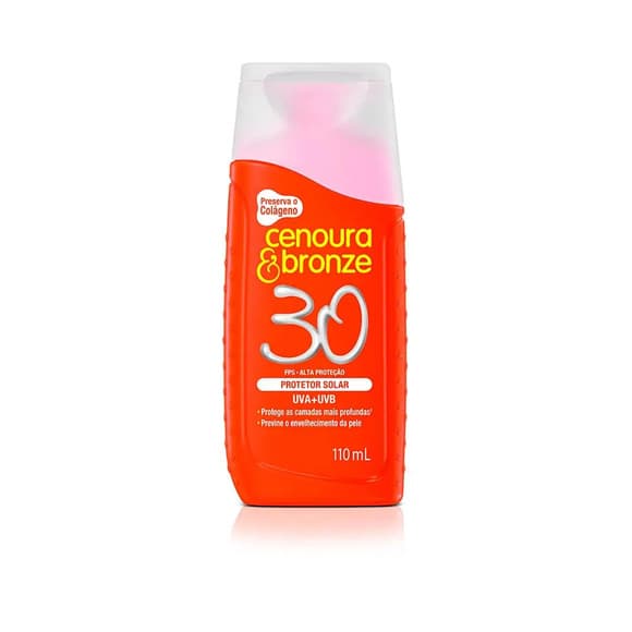 PROT SOL CEN E BRONZ LOCAO FPS30 110ML