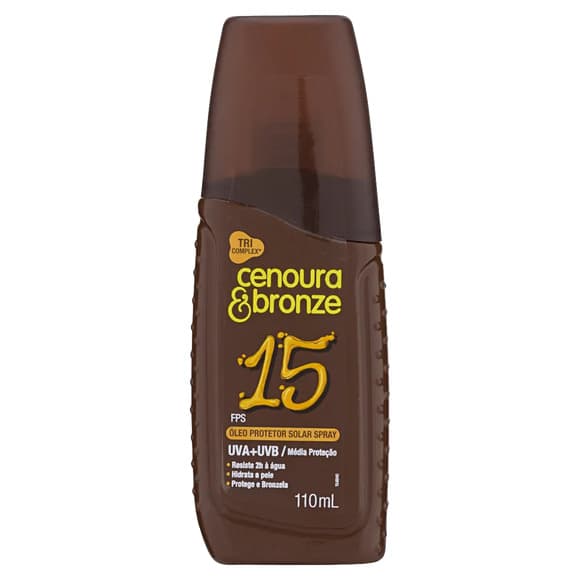 PROT CENOURA E BRONZ OLEO FPS15