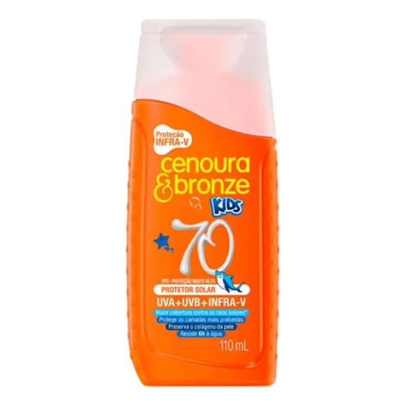 PROT SOL CEN E BRONZ KIDS FPS70 110ML