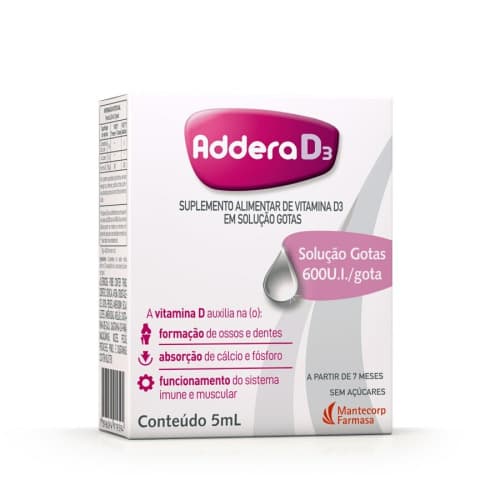 ADDERA D3 600UI GTS FR 5ML