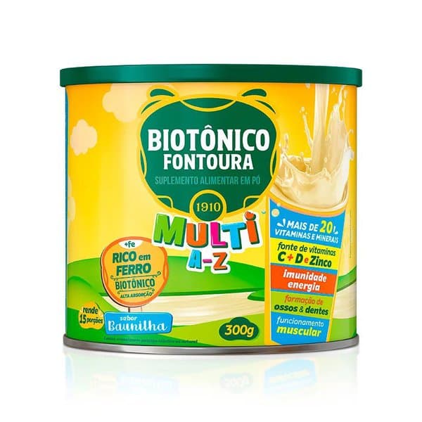 BIOTONICO FONTOURA BAUNILHA 300G