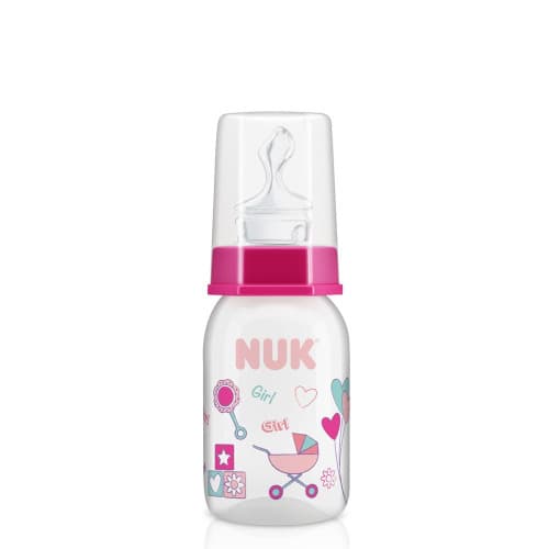 MAM NUK 0-6 MESES ROSA 120 ML
