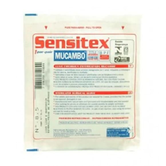 LUVA SENSITEX 8,5 ESTERILIZADA