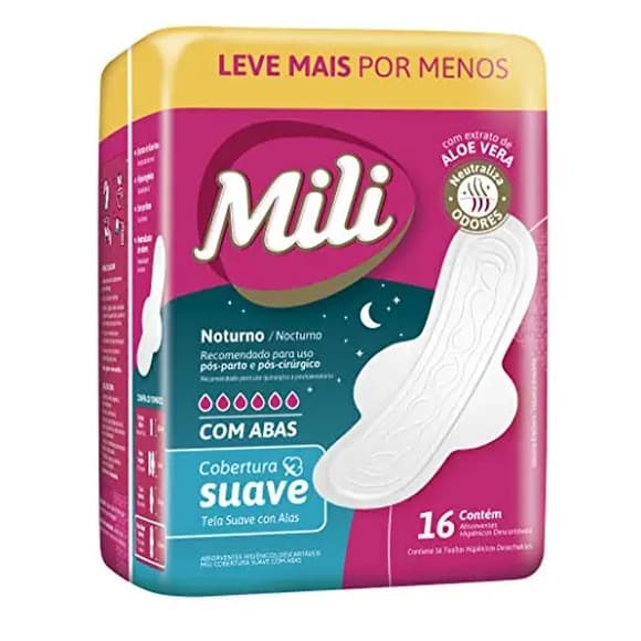 ABS MILI NOTURNO SUAVE C/ABAS C/16