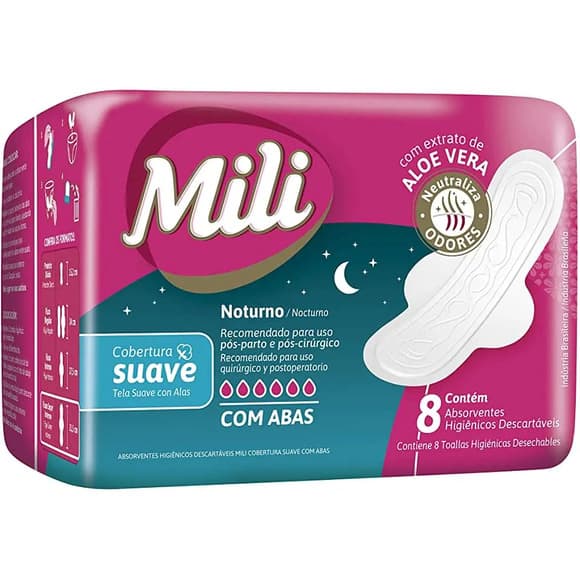 ABS MILI NOTURNO SUAVE C/ABAS C/8
