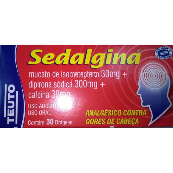 SEDALGINA 30+300+30MG 30D