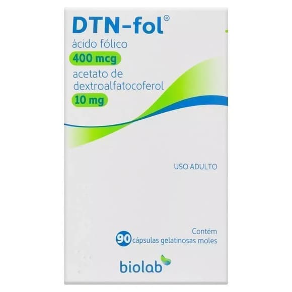 DTN-FOL 400MCG+10MG 90