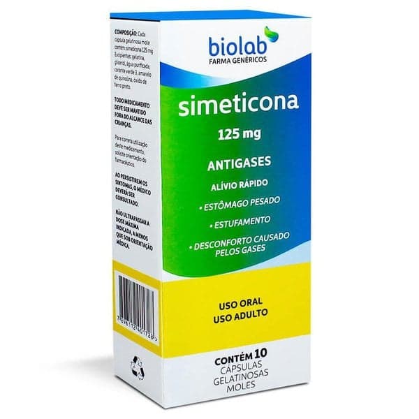 SIMETICONA  125MG 15CPS