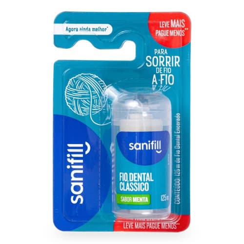 FIO DENTAL SANIFILL 125M MENTA