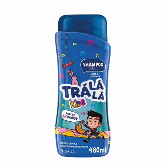 SH INF 2 EM 1 TRA LA KIDS 480 ML
