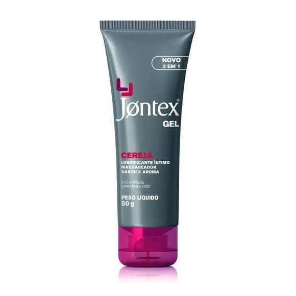 GEL LUB JONTEX 3 EM 1 CEREJA 50G