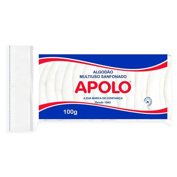 ALGODAO SANFONADO 100 GRS APOLO