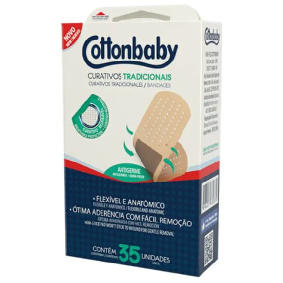 CURATIVO COTTONBABY BEGE C/35