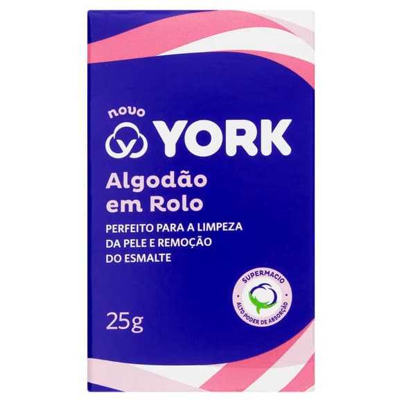 ALGODAO YORK CAIXA 25G