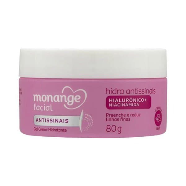 GEL CREME HID MONANGE FACIAL 80G ANTISSINA