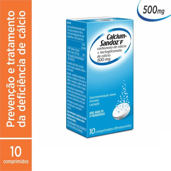 CALCIUM SAND F 500MG 10CPR EFV