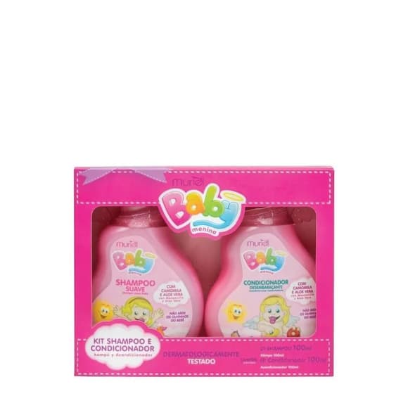 KIT MURIEL BABY SH E COND ROSA 100ML