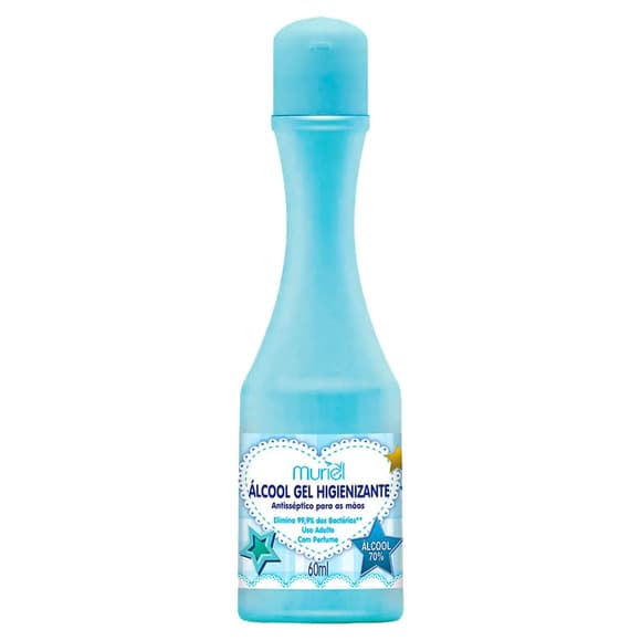 GEL HIGIEN P/MAOS MURIEL AZUL