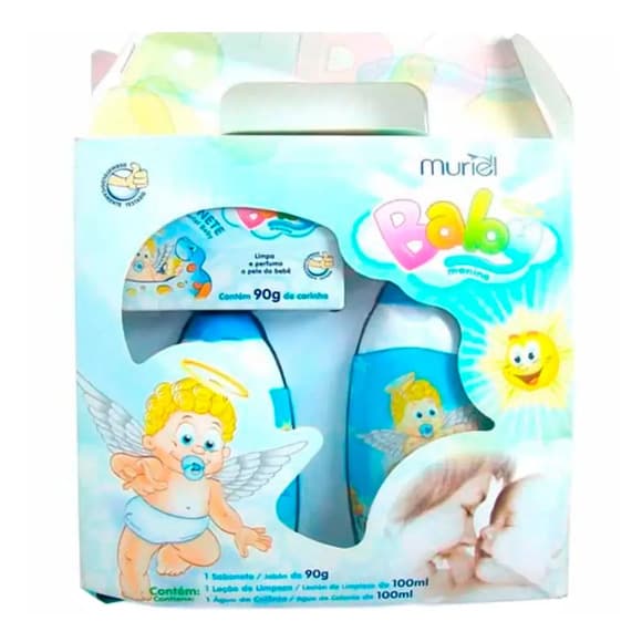 KIT MURIEL BABY HORA DO BANHO MENINO