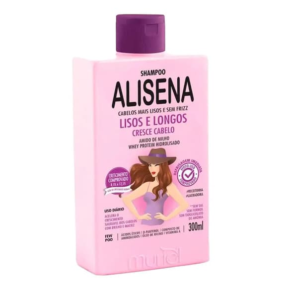 COND ALISENA LISOS E LONGOS 300ML