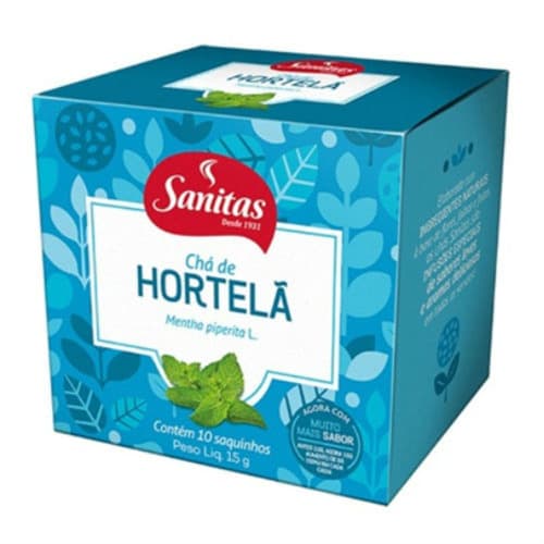 CHA HORTELA SANITAS C/10 SACHES