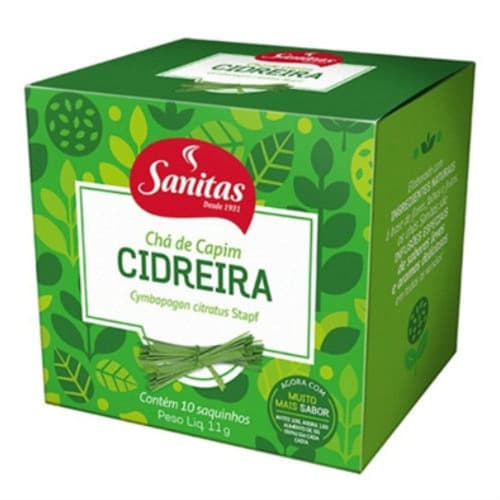 CHA CIDREIRA SANITAS  C/10 SACHES