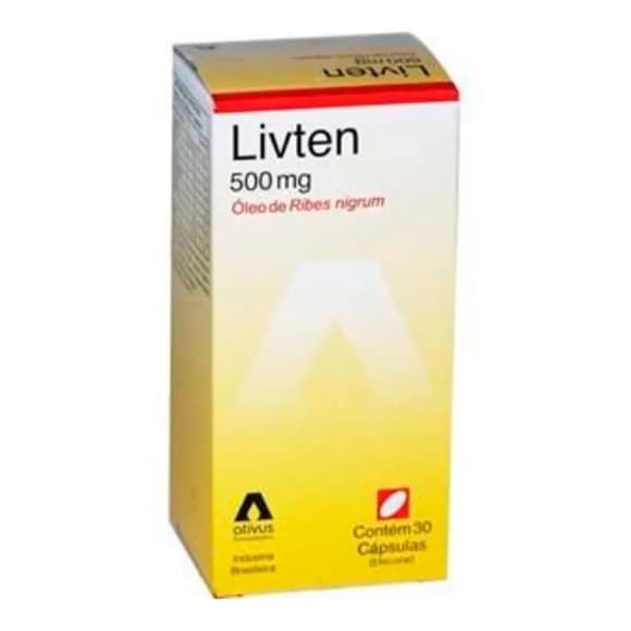 LIVTEN 500MG CX/30CAPS