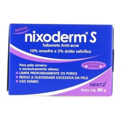 NIXODERM S SAB PELE OLEOSA 80G