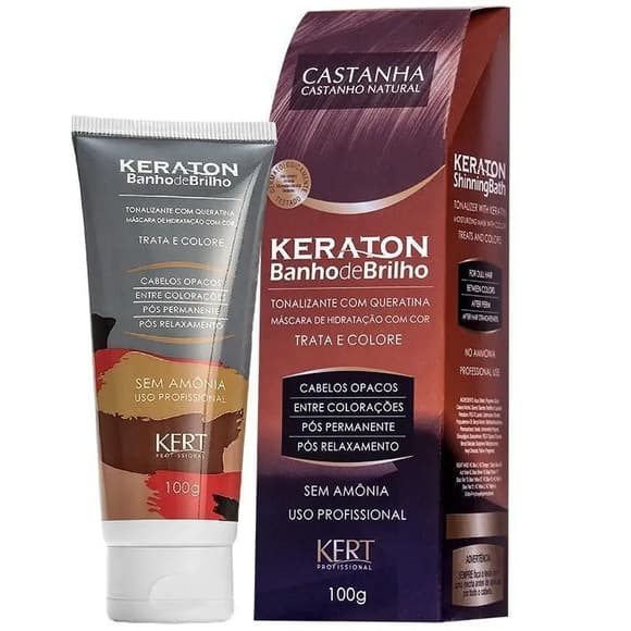 TON KERATON BANHO BRILHO 100G CASTANHA