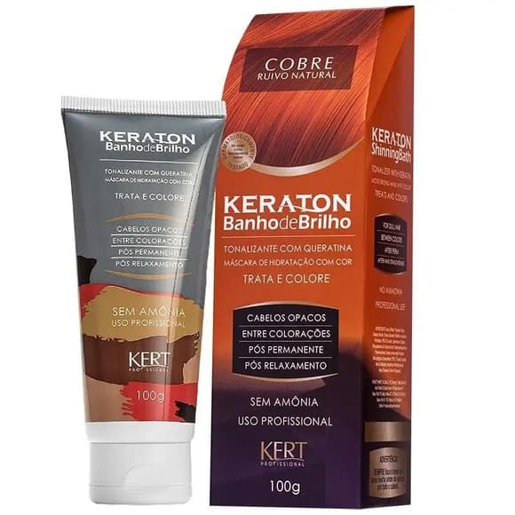 BANHO DE BRILHO COBRE KERATON