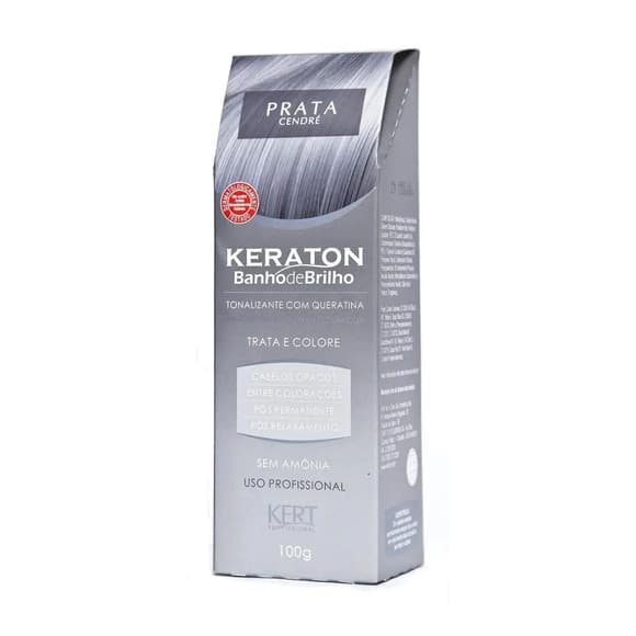 TON KERATON BANHO BRILHO 100G PRATA CE