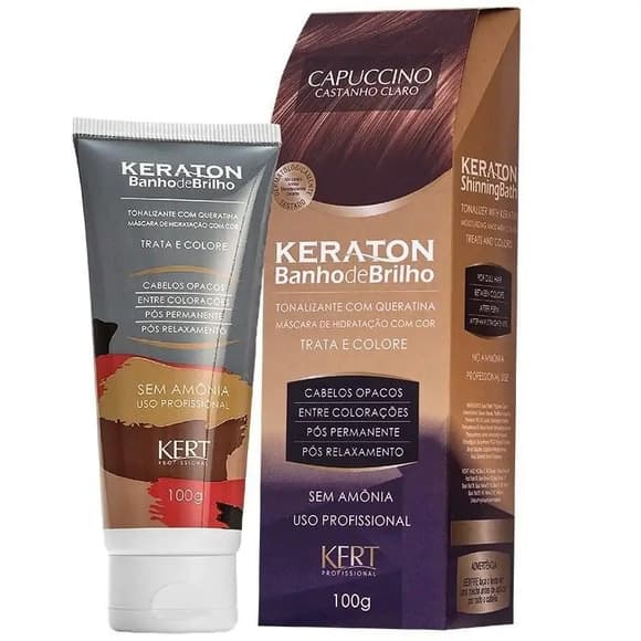 TON KERATON BANHO BRILHO 100G CAPUCCIN