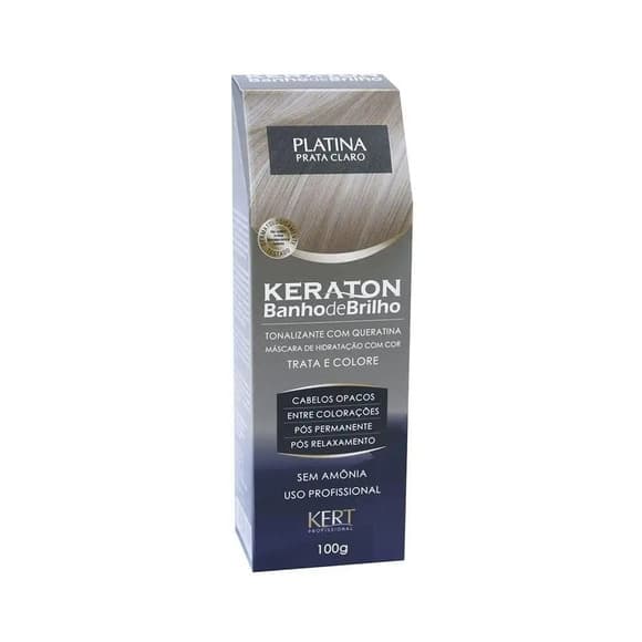 BANHO DE BRILHO PRATA CLARO KERATON